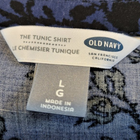 Old Navy Long Sleeve Floral Tunic. - Picture 3 of 4